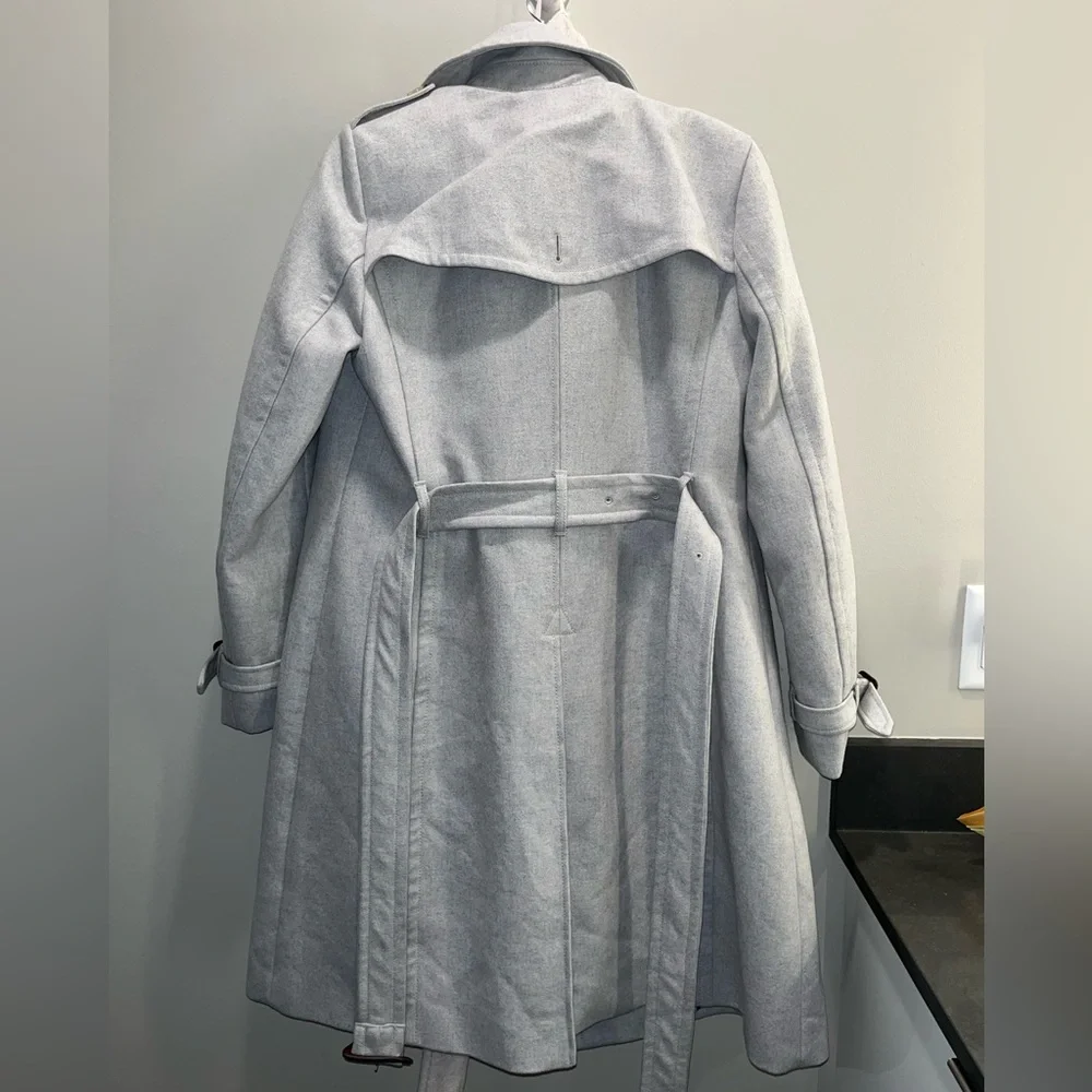 J. Crew wool cashmere grey coat - Picture 4 of 5
